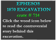 EPHESOS EXCAVATION 1870 Crate 714 information.